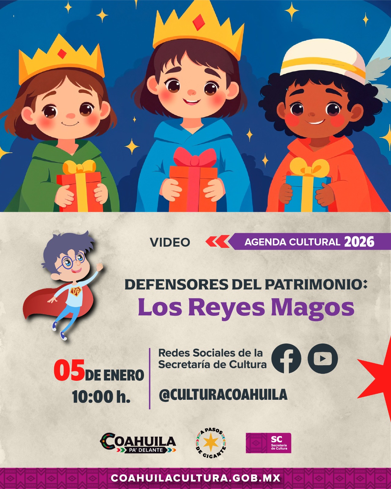 05 de enero - Vídeo. Defensores del Patrimonio. Reyes Magos